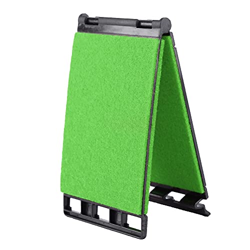 AUNMAS Gitarrensaitenschrubber 360-Reinigungswerkzeug mit Wiederverwendbarem Mikrofaserpad Zur Saitenpflege und Erhaltung des Klangs für E- und Bassgitarren (GREEN)