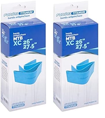 FUNDAX Banda antipinchazos de Piel XC 26'/27,5' (Paquete de 2)