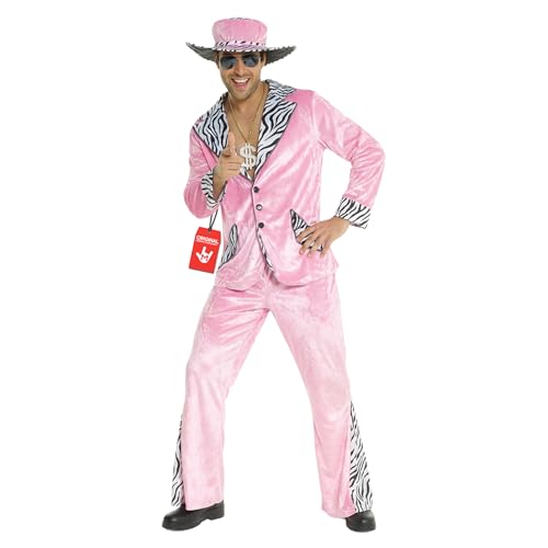 Déguisement Pimp Rose Morph Costume Années 70 Vegas pour Homme Halloween