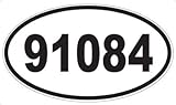 US Decal, Inc. Number 91084 Oval Sticker