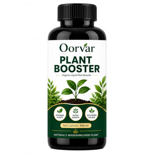 Image of New Age Plant Boost Liquid Fertilizer for Speed Growth (100 ml) | Organic Plant Booster Liquid Fertilizer for Indoor Plants Home Garden & Outdoor Plants - Oorvar