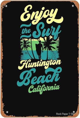 Enjoy the Surf Huntington Beach California Retro Style Surfing Matching Family Vacation Huntington...