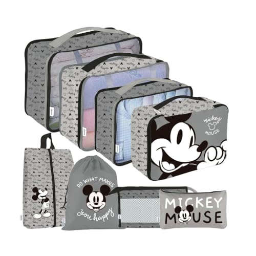 Mickey Mouse Travel Organizer 8 Units One Size
