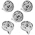 Upgrade W10766544 5Pcs Gas Stove Knobs Replacement for Whirlpool WFG540H0AH1, WFG540H0AH2, WFG540H0AS2, WFG540H0AW0 Range Oven, Replaces W10430807 W10676228 4248219 AP5958476 PS10067059 EAP10067059