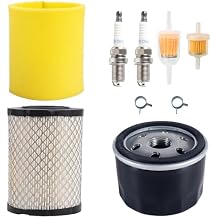 YTH22V46 YTH24V48 Air Filter Oil Filter Tune Up Kit for Husqvarna YTH22V46 YTH24V54 YTA22V46 YTA24V48 Poulan Pro PP20VA46 PB185A42 46 48 Mower w/ 17.5hp 19.5hp 20hp 21hp Engine