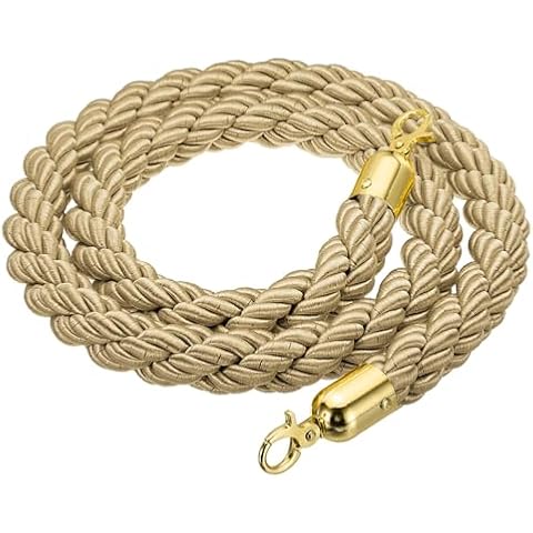 PATIKIL 1.5m Twisted Stanchion Rope Cover