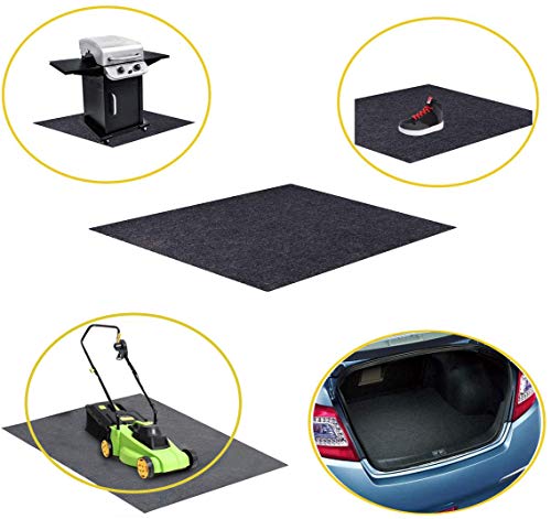 Brinman Under Grill Mat,Premium Grill Mat for Deck, Under Grill Floor Mats to Protect Deck,BBQ Mat for Under BBQ, Absorbent Oil Pad Protector for Decks and Patios,Waterproof, Reusable,(36x30 Inches)…