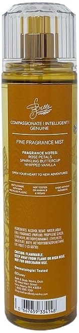 Princess Mist Belle Bath and Body Fine Fragrance Mist limited edition -