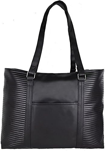 GOODHOPE Bags Ribbed Tote, Black