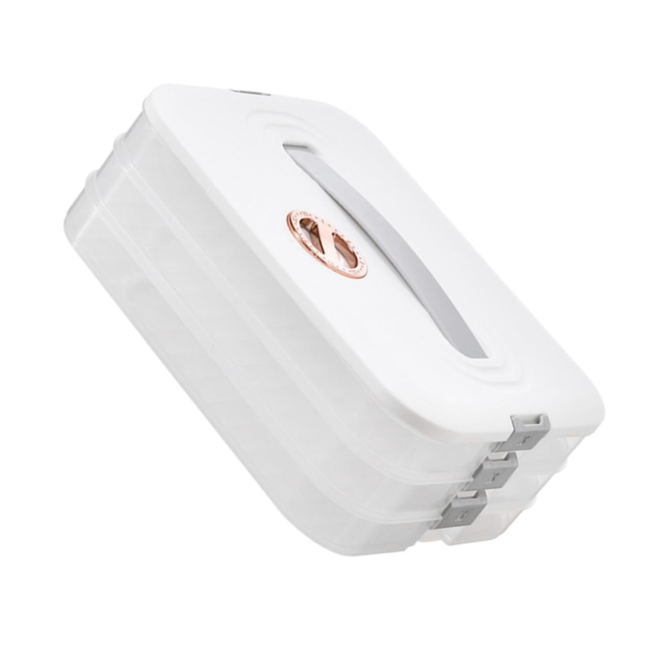 Gatuida Contenedor de Almacenamiento para Alimentos con Tapa de Pp, Resistente al Desgaste, Adecuado para Verduras y Comida en Cajones y Armarios