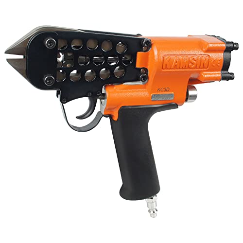 KAMSIN KC3D 3mm Wire Diameter Cutting Tool Pneumatic Wire Bolt Cutter Air Power Cutting Pliers Wire Nipper Air Scissor Shear For Wire Cages, Fencing, Wire Cutting