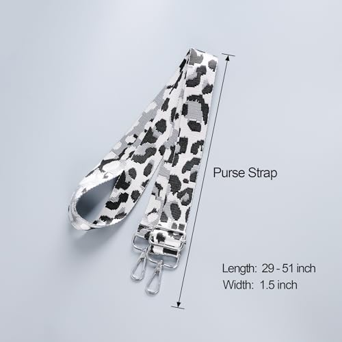 Image of chushui Silver Hardware Purse Strap,Replacement Crossbody Adjustable Shoulder Strap for Handbag Bag