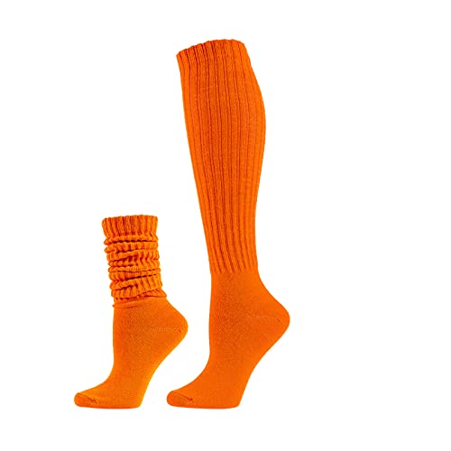 Image of Women Girls Slouchy Socks, Slouch Socks Scrunch Socks Scrunchie Socks for Spring Summer,2 Pairs
