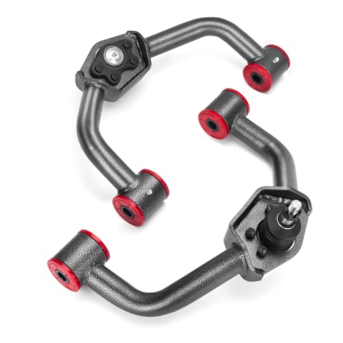 Image of KSP 2-4inch Upper Control Arms for Silverado 2500HD 3500HD 2011-2019, Adjustable Tubular A-Arms Replacement Factory /Stock Arms After 2-4 inch Lift for 2011-2019 Sierra 2500HD 3500HD, Package of 2 (Black)