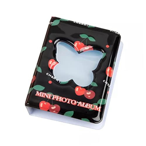 Muzrunq Pokémon Card Binder Collect Book Card Banques De Photocard Holder, Album De Liant Album Photo, Porte-identifiant (Black Butterfly)