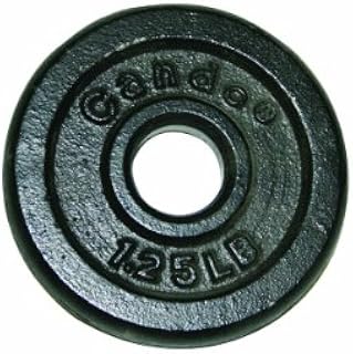 CanDo 10-0600 Iron Disc Weight Plate, 1.25 lb