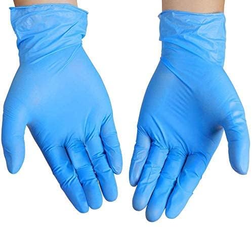 PROMART Blue Vinyl Disposable Gloves – Latex-Free, Powder-Free, Multipurpose (100 Count) (200, XL)