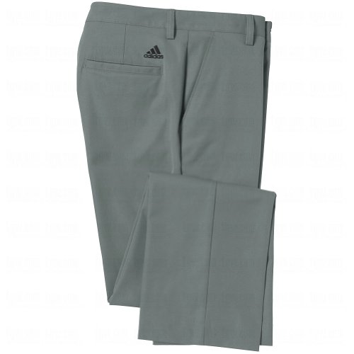adidas Golf Men's Puremotion Flat Front Pant, Lead, 38x30