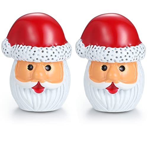 HONEY BEAR Mancuernas de Santa Claus Navideñas Acero Inoxidable miniatura 1