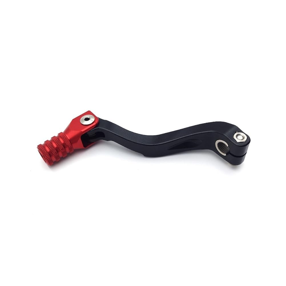Fuyrhp Red Gear Shifter Lever Nc450 Shift Lever Motorcycle Folding Gearshift Pedal Spline Inlaid Iron Sleeve Gear Lever Shifter For Kayo Bosuer Xmotos