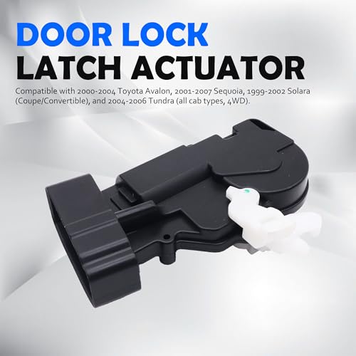 Image of HiSport Driver Side Door Lock Latch Actuator Front Left 69120-06010 Compatible with Toyota Avalon 2000-2004, Sequoia 2001-2007, Solara 1999-2002, Tundra 2004-2006
