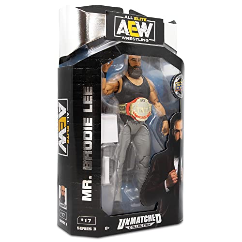 All Elite Wrestling - 6-Inch Brodie Lee Figure With Accessories - Unmatched Collection Series 3 #TOP3