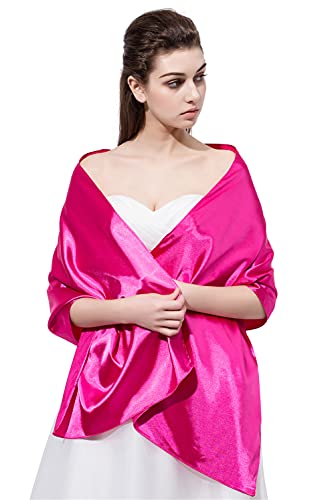 Satin Scarf Long Lightweight Shawls for Women(F18)3