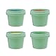 SES Creative 24926 - Eco Fingerfarbe 4 Farben x 150ml, aus natürlichen Rohstoffen, Hautfreundlich, Auswaschbar, Recycelte Verpackung, 110 g (4er Pack)
