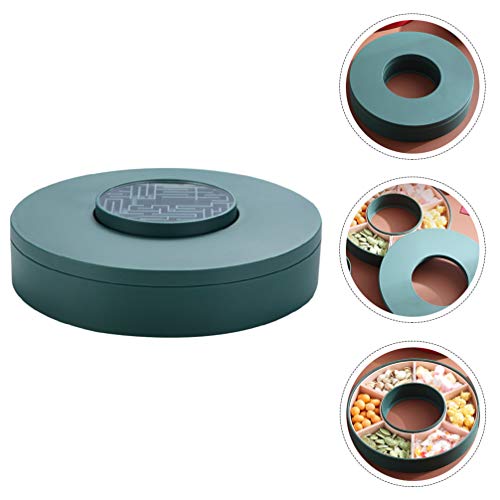 Cabilock Recipiente para servir doces verdes e nozes, tigela de frutas, petiscos, bandeja para aperi