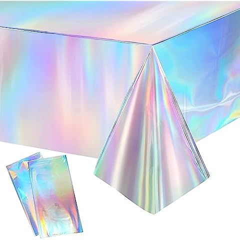 Nappes en Plastique Irisé BDSHUNBF Cover