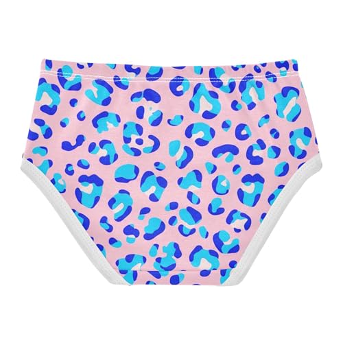 Blue Leopard Spots Pink Toddler Girls Underwear 2t Cotton Panties Little Girl Durable Undies Kids Briefs2