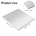 2 Pack 12 x 12 Inch, 1/4 Inch Thick 6061 T6 Aluminium Metal Sheet, Aluminum Sheet Plate Flat Stock, Flat Plain Plate Panel Finely Polished and Deburred, by GENHAKON.
