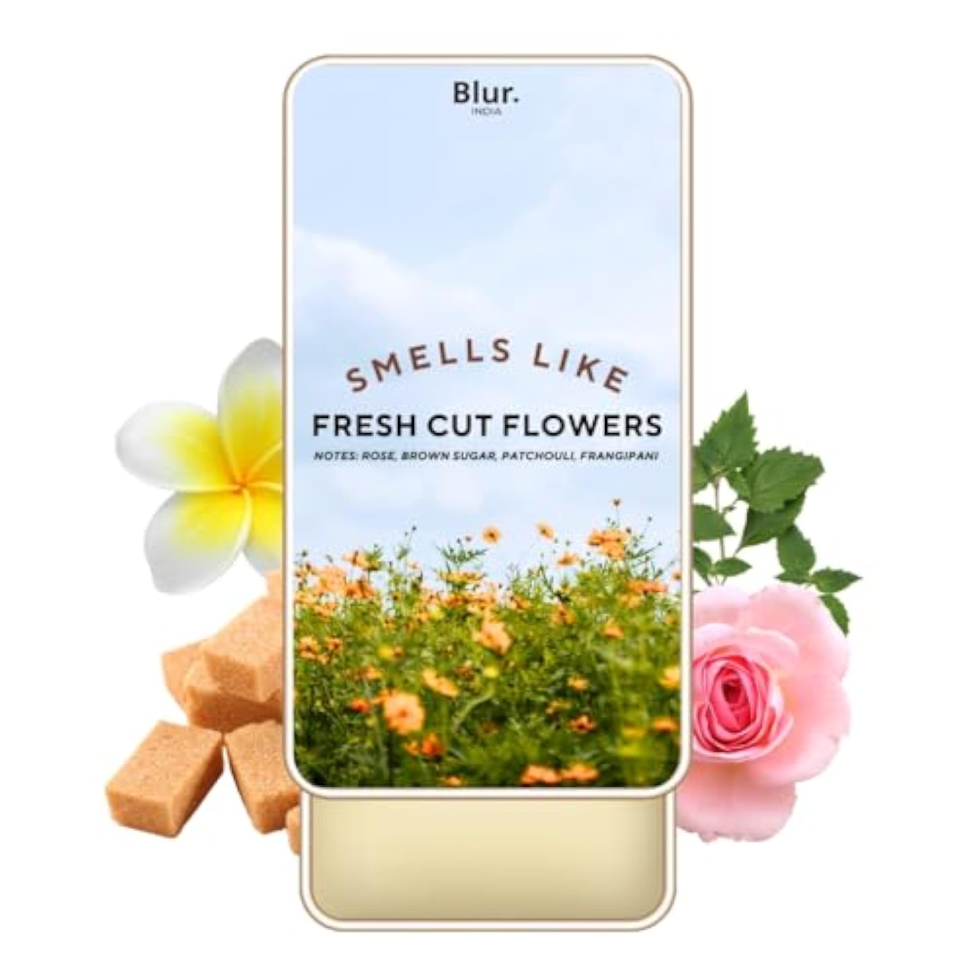 India Smells Like Fresh Cut Flowers? Solid Perfume, Alcohol-Free