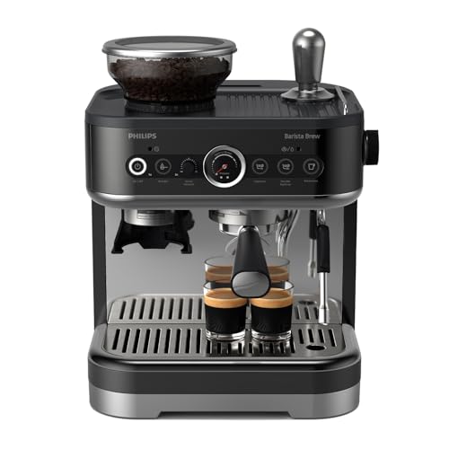 PHILIPS Barista Brew Semi Automatic Espresso Machine - Single & D...