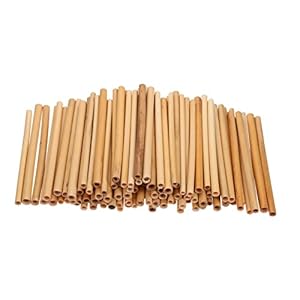 Clispeed 100 Stück Bienenhaus-Nachfüllset Bambusstäbe