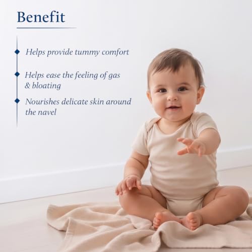 Image of Blue Nectar Baby Nabhi Oil for Colic Relief, Tummy Comfort with Hing & Ghee