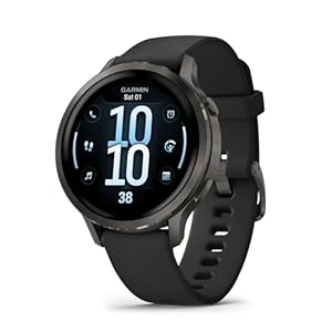 Garmin Venu® 4, 41mm, Advanced Health and Fitness GPS Smartwatch, Bright and Colorful Display, Built-in Flashlight, 10 Days of Battery Life, Slate with Black Silicone Band