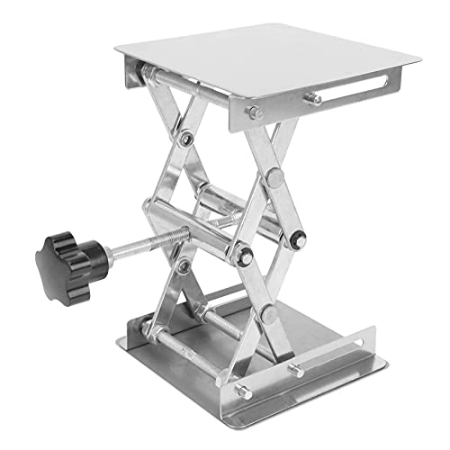 Dropfree Élévateur de Laboratoire Scientifique - 100 X 100Mm Support de Laboratoire En Acier Inoxydable Support de Table Ciseaux Laboratoire-Ascenseur...
