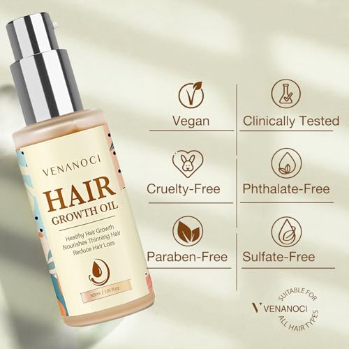 Venanoci Hair Growth Oil with Biotin & Rosemary — 1.7 fl oz — view 7