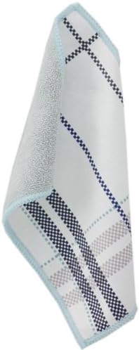 Toddy Gear Dot Matrix 5 x 7 Inch Premium Microfiber Smart Cloth, for iPad and Touch Screen Cleaning - Retail Packaging - Gray/Blue, 15X7B1702