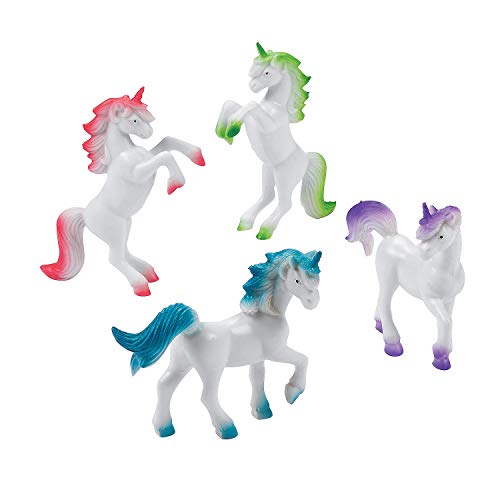 VINYL UNICORN FIGURES - Toys - 12 Pieces