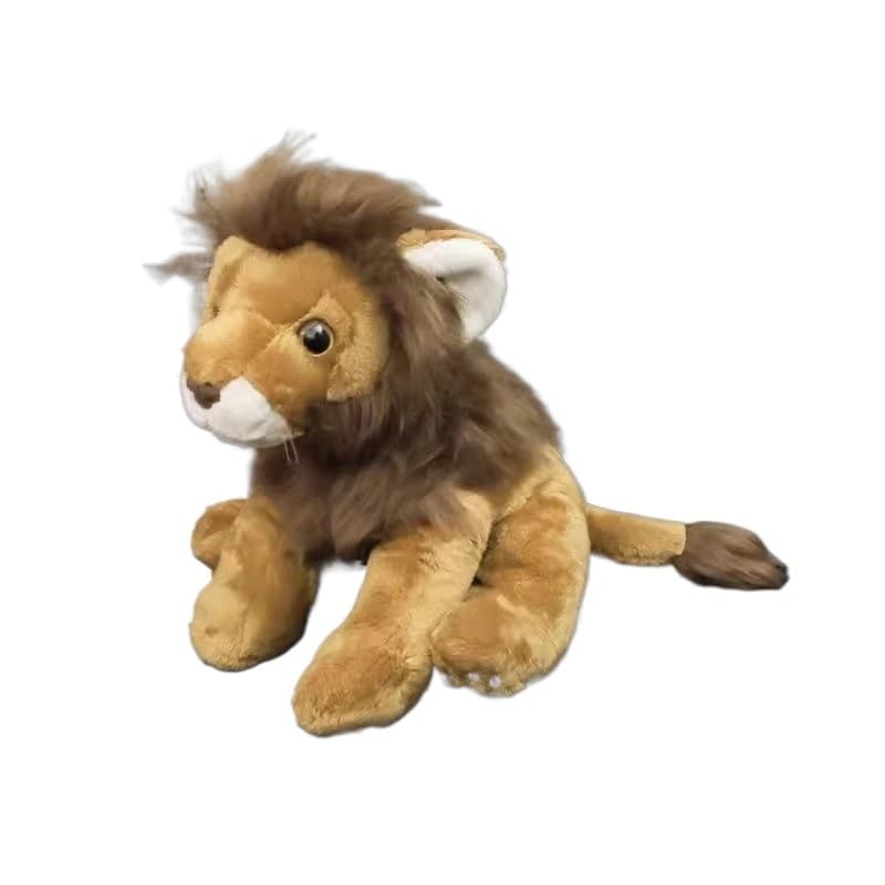 Lionceau en peluche assis, le cadeau de naissance idéal