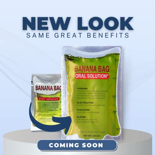 Banana Bag Oral Solution Electrolyte & Vitamin Powder Packet for