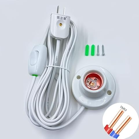 XVXVTTXV Outdoor Light Socket with Cord Cover