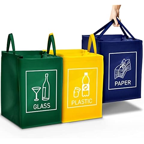 TRESKO Set de 3 Bolsas para Reciclar Basura Cover