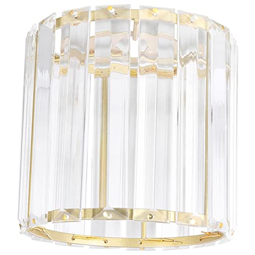 Image of Art Lampshade Ceiling Light Cover Crystal Ceiling Lamp Gold Lamp Shade