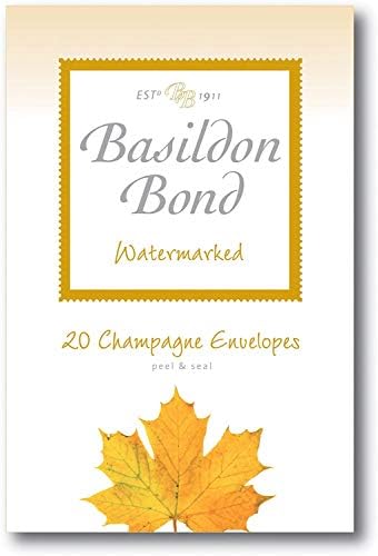 Basildon Bond No.2 Duke Champagne Letter Writing Set Includes Writing Pad & Envelopes