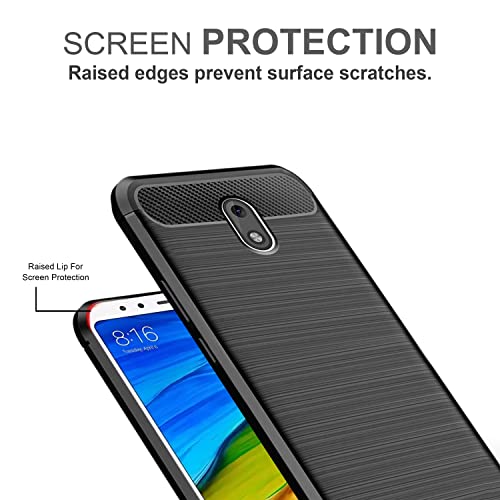 Image of Amazon Brand - Solimo Soft & Flexible Hybrid Back Phone Case for Nokia 2 (Black)