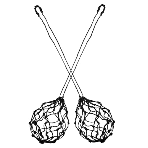 MUSISALY 2pcs Soccer Juggling Net Boys and Girls Football Training Kit Rebound Net Bag for Shin Protection