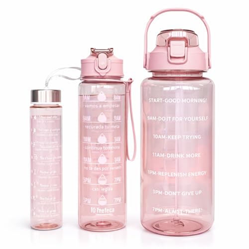 Image of Raawan Glass Water Bottles, Glass Fridge Water Bottle with Steel Cap, Wide mouth Leak proof & detox water bottle glass, water bottle for fridge, fridge bottle -750 ML (3 PC SET)